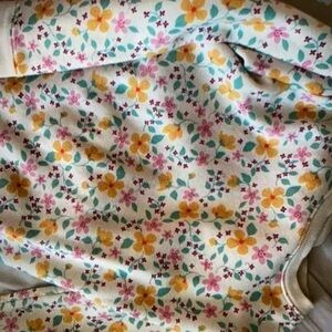 Vibrant floral print pink shirt